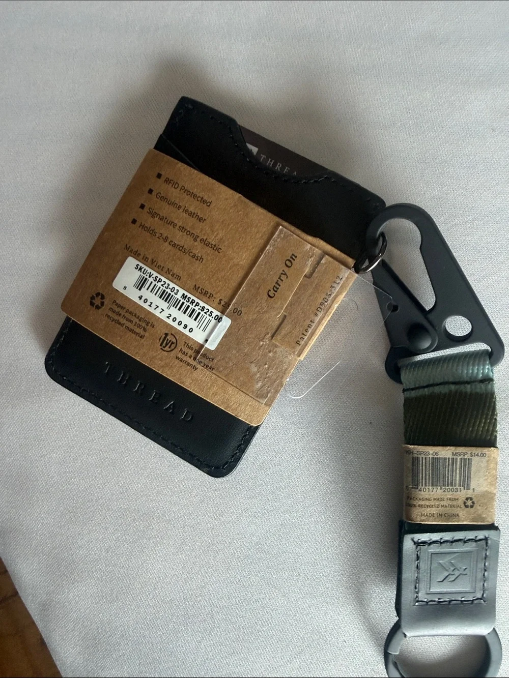 Thread Wallets thread vertical